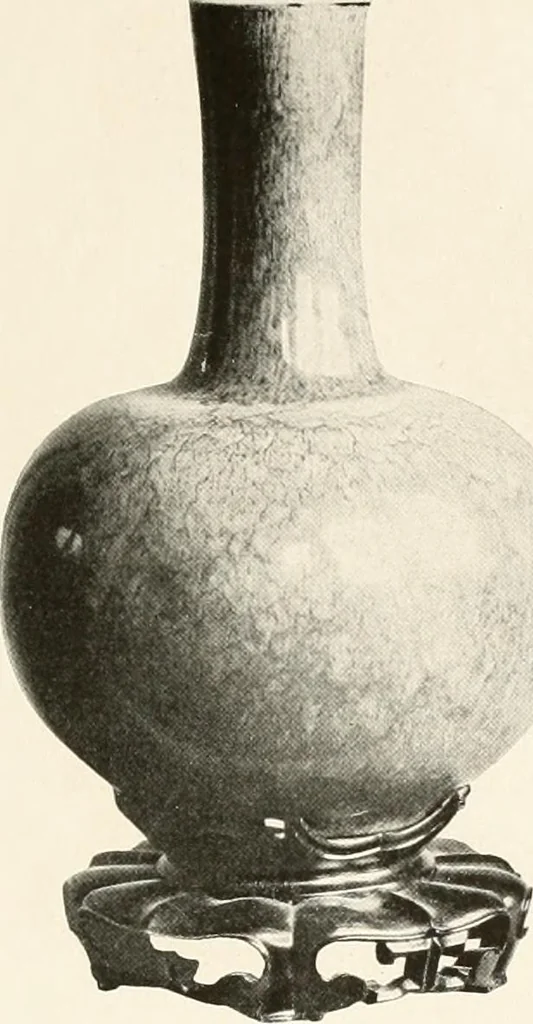 An illustration from Illustrated catalogue of the remarkable collection of ancient Chinese bronzes, beautiful old porcelains, amber and stone carvings, sumptuous eighteenth century brocades, interesting old paintings on glas and fine old carpets, rugs and furniture, from ancient palaces and temples of China comprising the private collection of a Chinese nobleman of Tien-Tsin, 1914, leaf 142