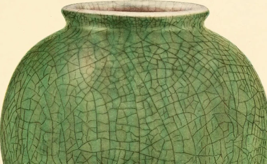 An illustration from Illustrated catalogue of the remarkable collection of ancient Chinese bronzes, beautiful old porcelains, amber and stone carvings, sumptuous eighteenth century brocades, interesting old paintings on glas and fine old carpets, rugs and furniture, from ancient palaces and temples of China comprising the private collection of a Chinese nobleman of Tien-Tsin, 1914, leaf 160