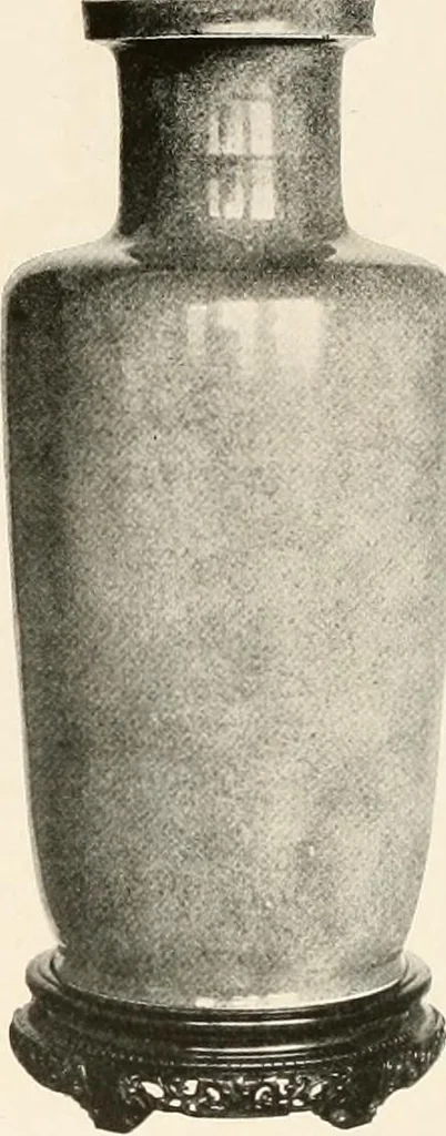 An illustration from Illustrated catalogue of the remarkable collection of ancient Chinese bronzes, beautiful old porcelains, amber and stone carvings, sumptuous eighteenth century brocades, interesting old paintings on glas and fine old carpets, rugs and furniture, from ancient palaces and temples of China comprising the private collection of a Chinese nobleman of Tien-Tsin, 1914, leaf 181
