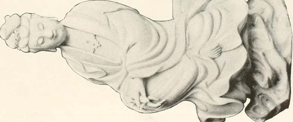 An illustration from Illustrated catalogue of the remarkable collection of ancient Chinese bronzes, beautiful old porcelains, amber and stone carvings, sumptuous eighteenth century brocades, interesting old paintings on glas and fine old carpets, rugs and furniture, from ancient palaces and temples of China comprising the private collection of a Chinese nobleman of Tien-Tsin, 1914, leaf 194