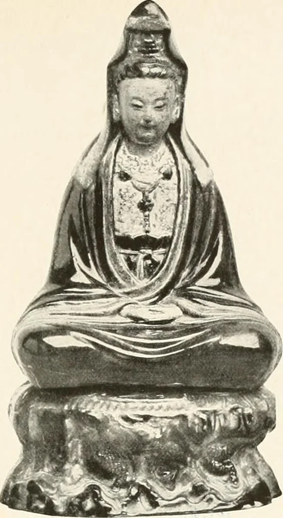 An illustration from Illustrated catalogue of the remarkable collection of ancient Chinese bronzes, beautiful old porcelains, amber and stone carvings, sumptuous eighteenth century brocades, interesting old paintings on glas and fine old carpets, rugs and furniture, from ancient palaces and temples of China comprising the private collection of a Chinese nobleman of Tien-Tsin, 1914, leaf 200