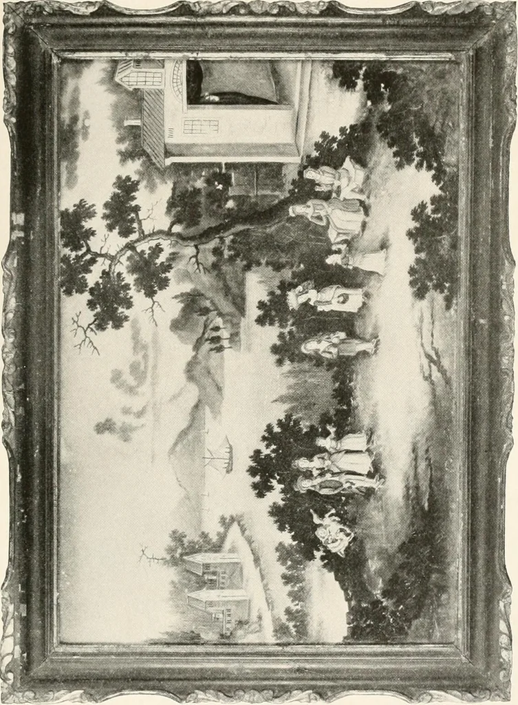 An illustration from Illustrated catalogue of the remarkable collection of ancient Chinese bronzes, beautiful old porcelains, amber and stone carvings, sumptuous eighteenth century brocades, interesting old paintings on glas and fine old carpets, rugs and furniture, from ancient palaces and temples of China comprising the private collection of a Chinese nobleman of Tien-Tsin, 1914, leaf 234