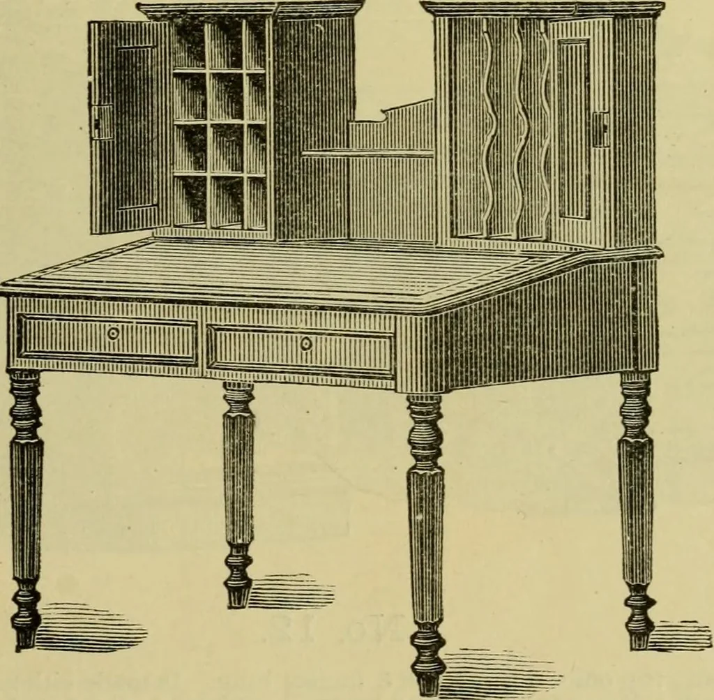 An illustration from Illustrated catalogue of office and library furniture., 1883, leaf 10