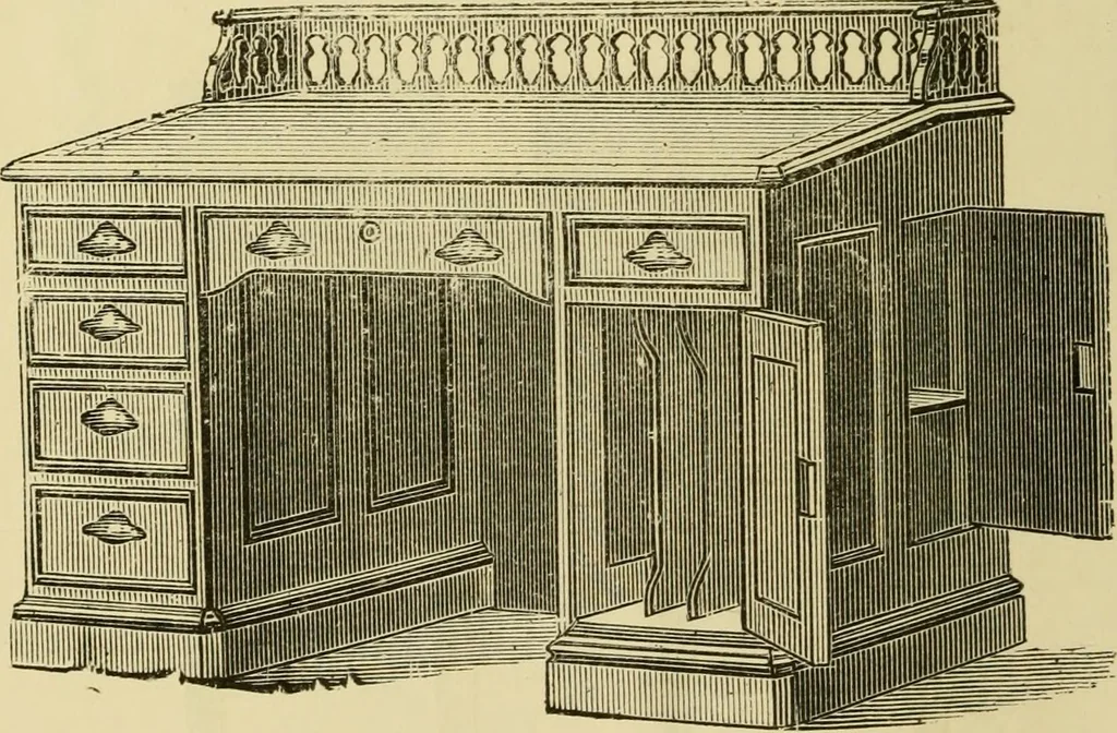 An illustration from Illustrated catalogue of office and library furniture., 1883, leaf 11