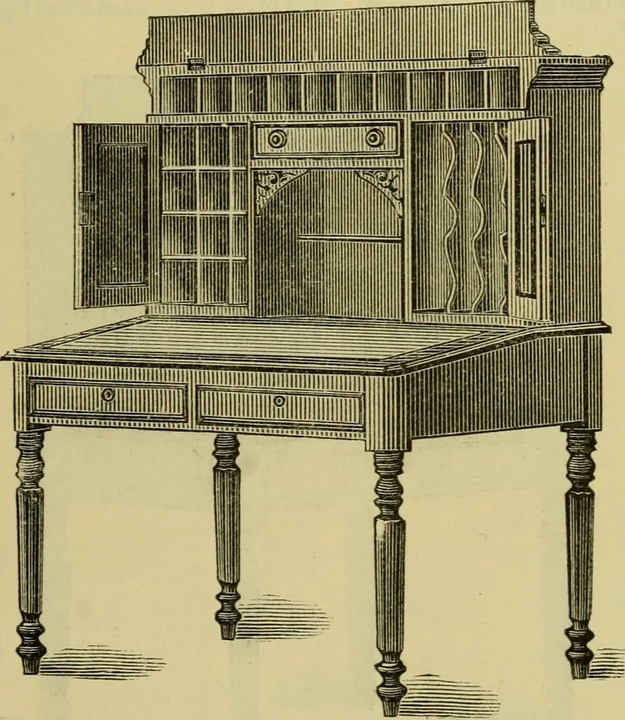 An illustration from Illustrated catalogue of office and library furniture., 1883, leaf 12
