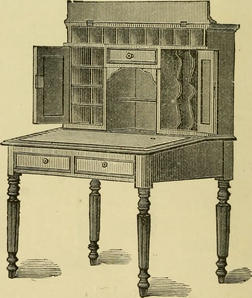 An illustration from Illustrated catalogue of office and library furniture., 1883, leaf 13