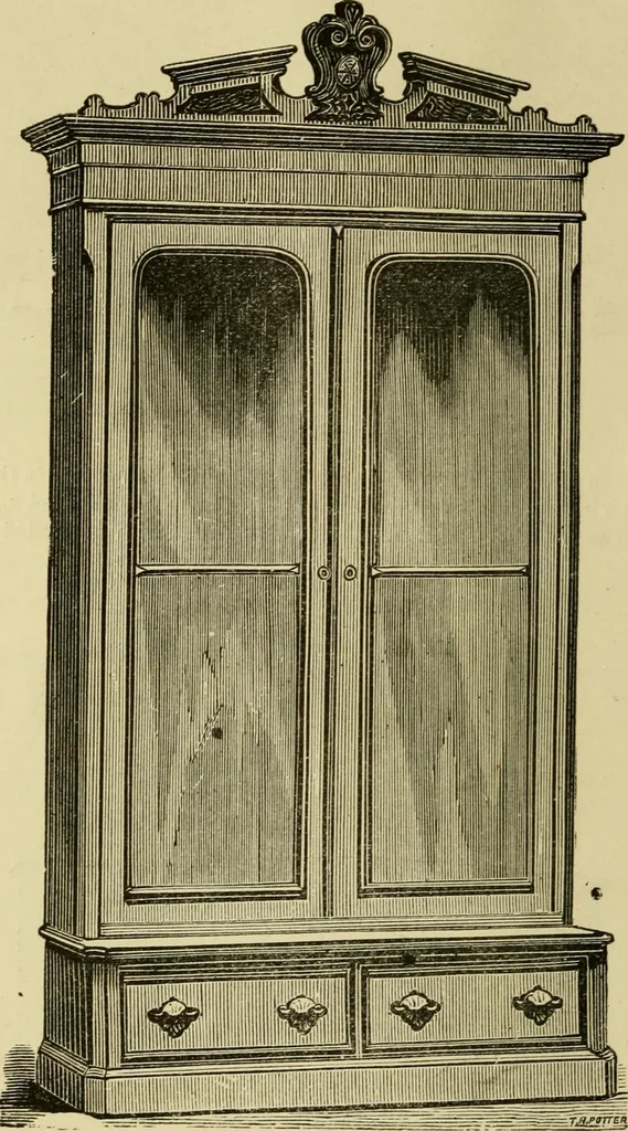 An illustration from Illustrated catalogue of office and library furniture., 1883, leaf 17