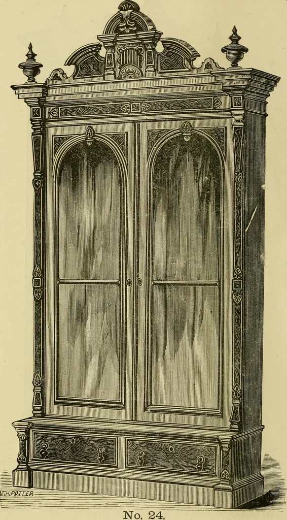 An illustration from Illustrated catalogue of office and library furniture., 1883, leaf 19