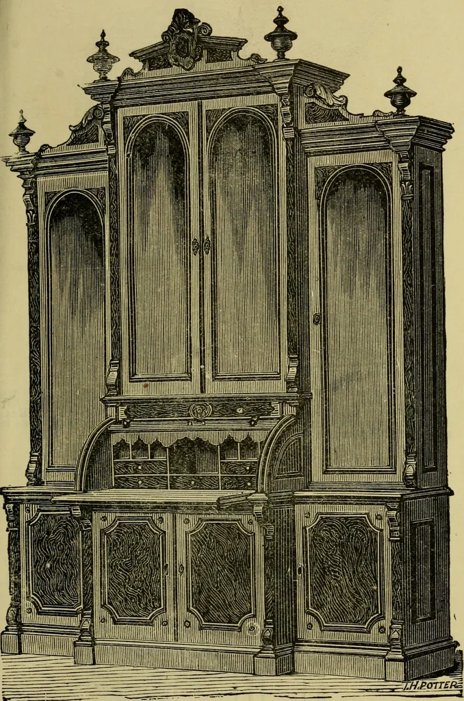 An illustration from Illustrated catalogue of office and library furniture., 1883, leaf 20