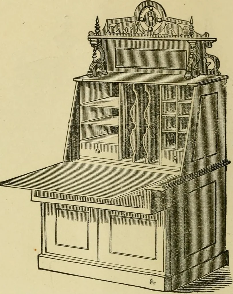An illustration from Illustrated catalogue of office and library furniture., 1883, leaf 21