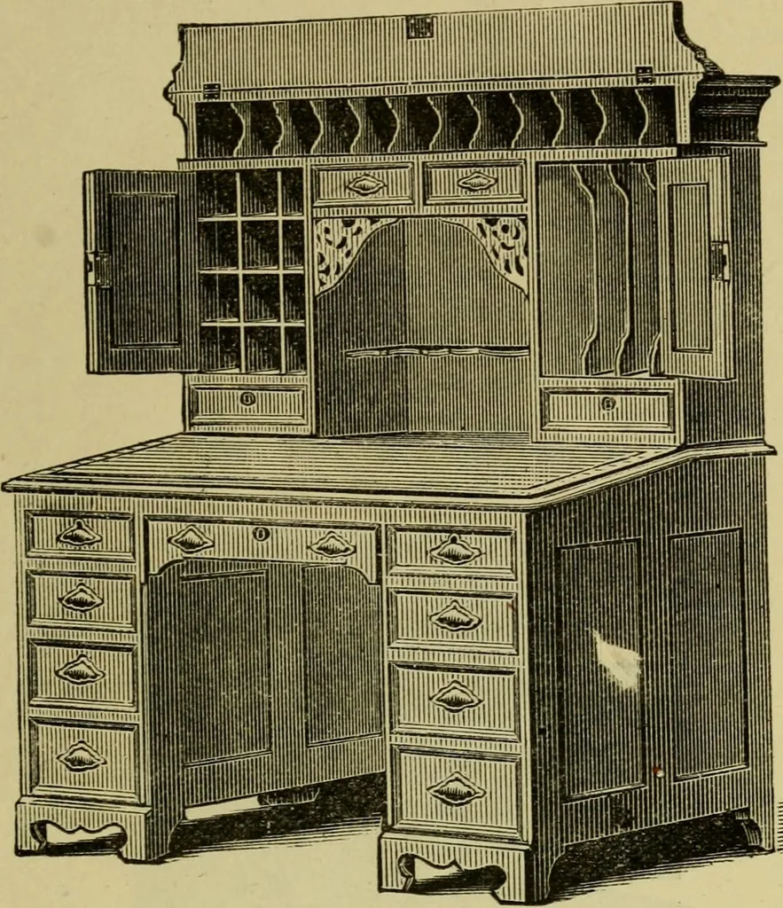 An illustration from Illustrated catalogue of office and library furniture., 1883, leaf 22