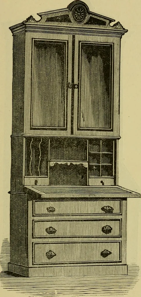An illustration from Illustrated catalogue of office and library furniture., 1883, leaf 24