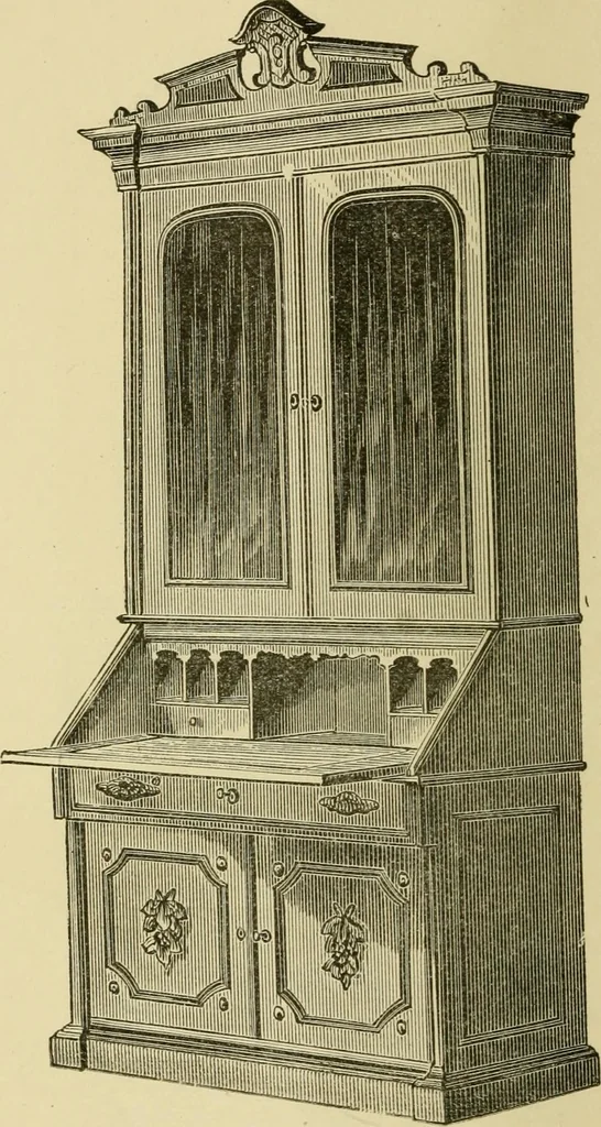An illustration from Illustrated catalogue of office and library furniture., 1883, leaf 25