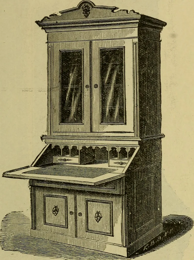 An illustration from Illustrated catalogue of office and library furniture., 1883, leaf 26
