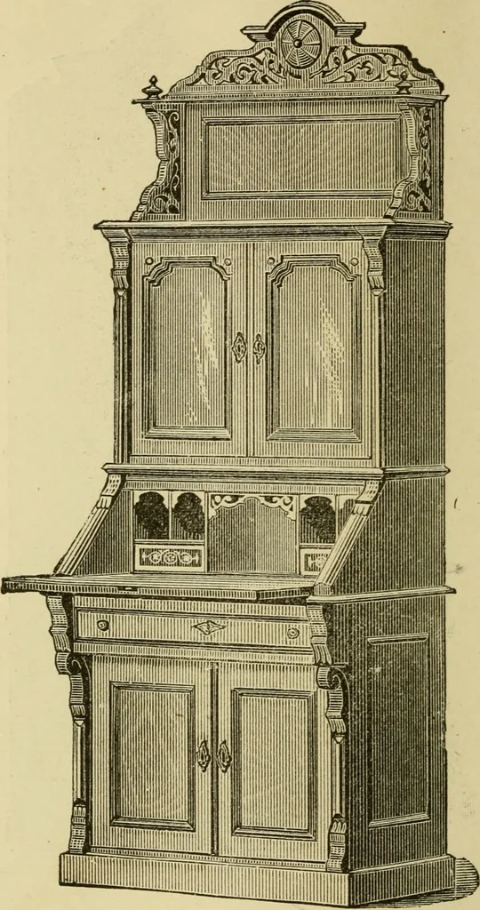 An illustration from Illustrated catalogue of office and library furniture., 1883, leaf 29