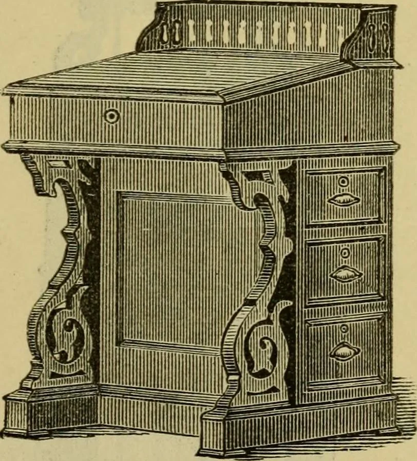 An illustration from Illustrated catalogue of office and library furniture., 1883, leaf 30