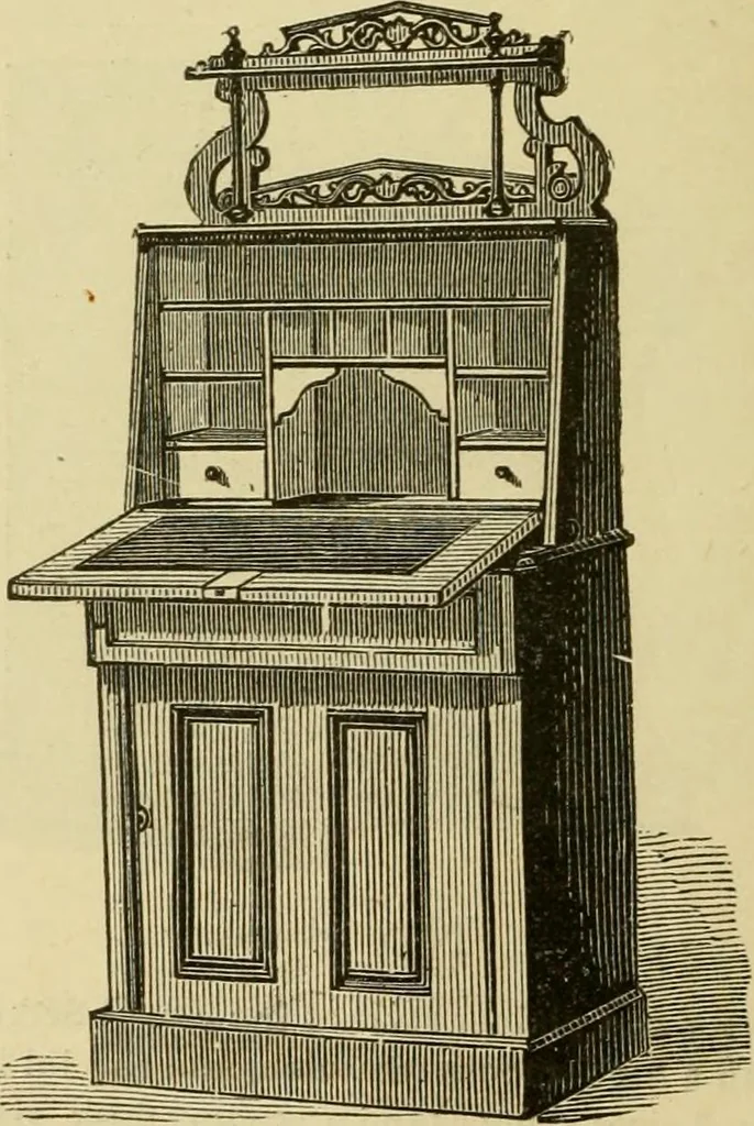 An illustration from Illustrated catalogue of office and library furniture., 1883, leaf 31