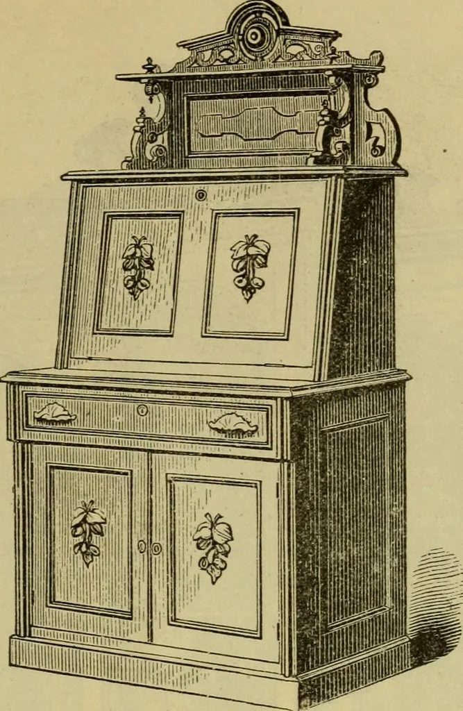 An illustration from Illustrated catalogue of office and library furniture., 1883, leaf 32