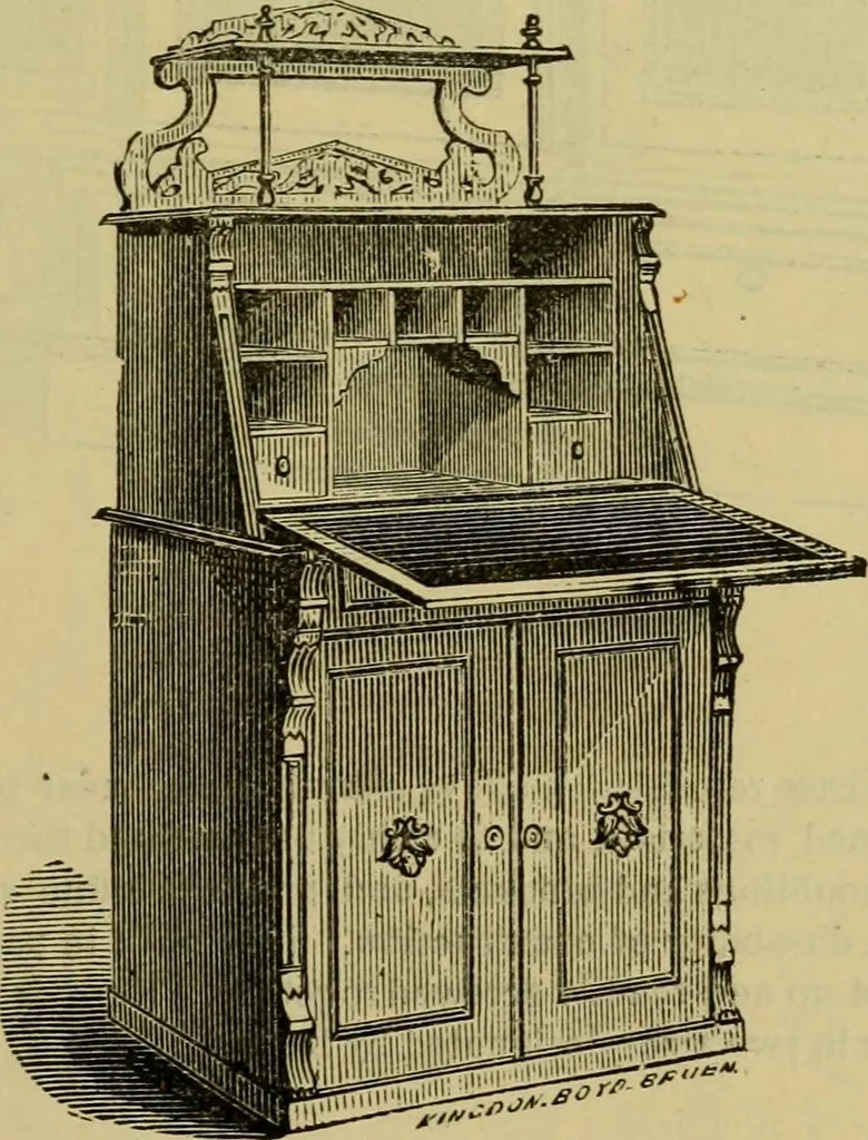 An illustration from Illustrated catalogue of office and library furniture., 1883, leaf 32