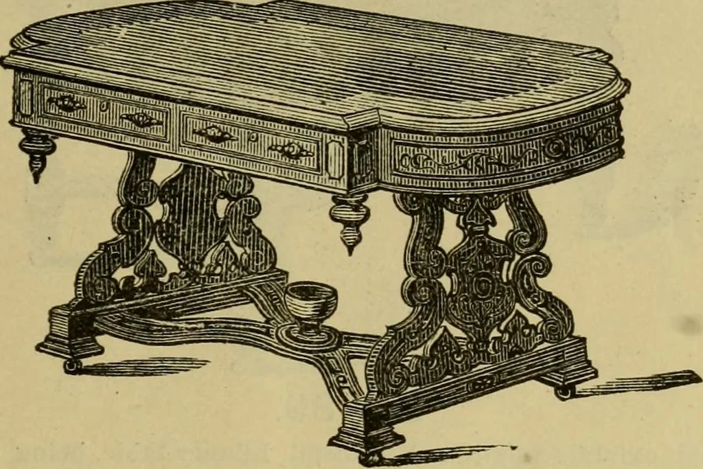 An illustration from Illustrated catalogue of office and library furniture., 1883, leaf 34