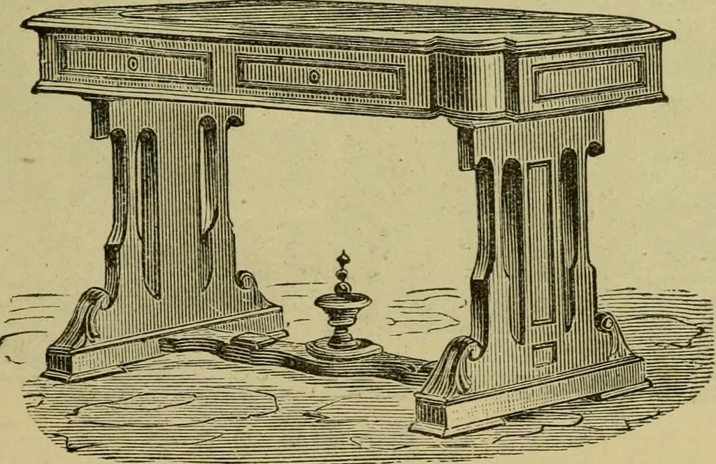 An illustration from Illustrated catalogue of office and library furniture., 1883, leaf 34