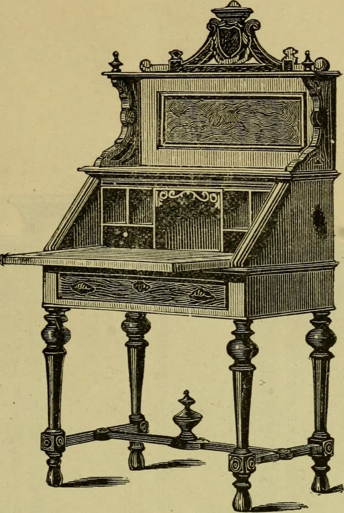An illustration from Illustrated catalogue of office and library furniture., 1883, leaf 38