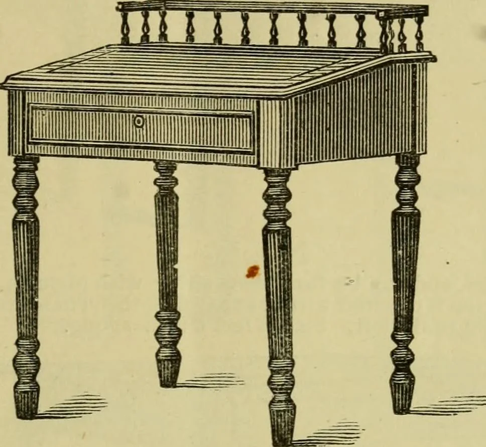 An illustration from Illustrated catalogue of office and library furniture., 1883, leaf 4