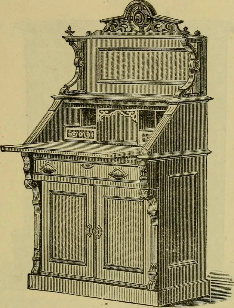 An illustration from Illustrated catalogue of office and library furniture., 1883, leaf 42