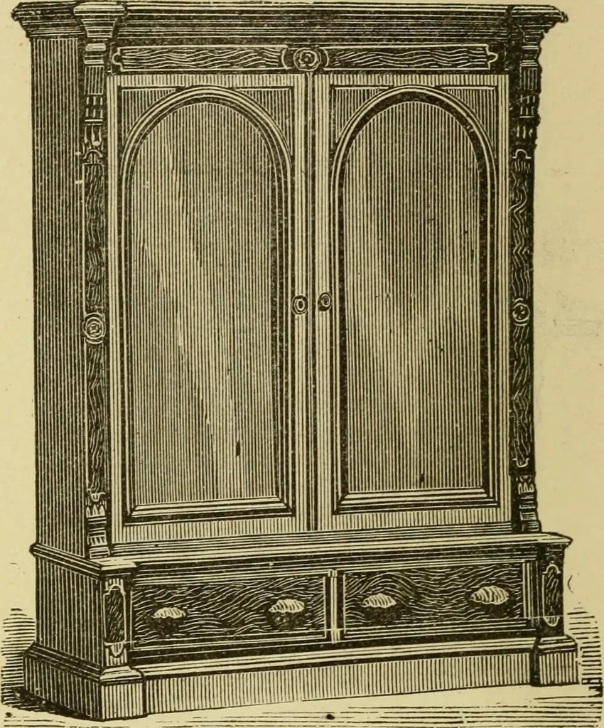 An illustration from Illustrated catalogue of office and library furniture., 1883, leaf 43