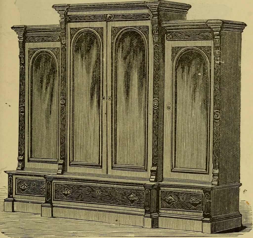An illustration from Illustrated catalogue of office and library furniture., 1883, leaf 44