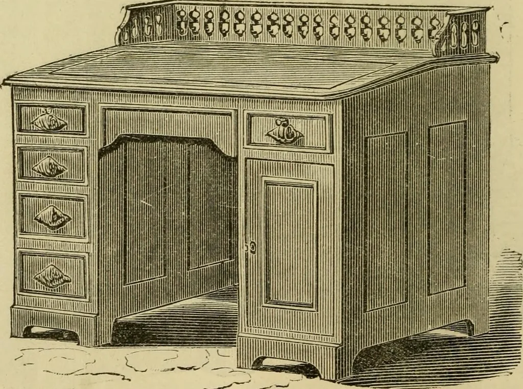 An illustration from Illustrated catalogue of office and library furniture., 1883, leaf 47