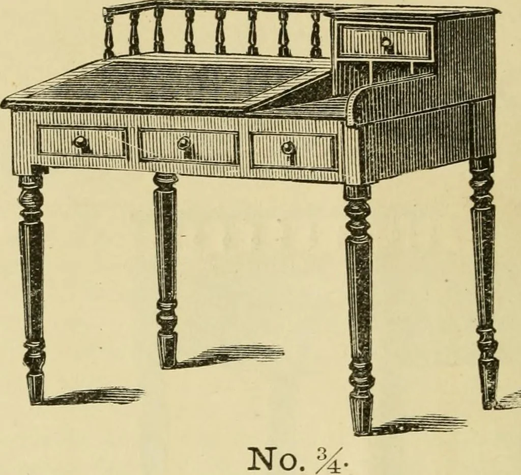 An illustration from Illustrated catalogue of office and library furniture., 1883, leaf 5