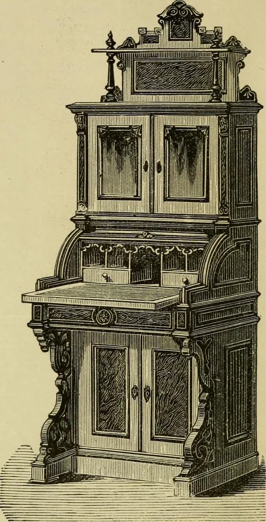 An illustration from Illustrated catalogue of office and library furniture., 1883, leaf 51