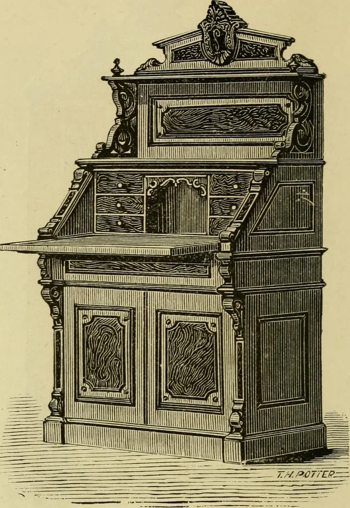 An illustration from Illustrated catalogue of office and library furniture., 1883, leaf 59