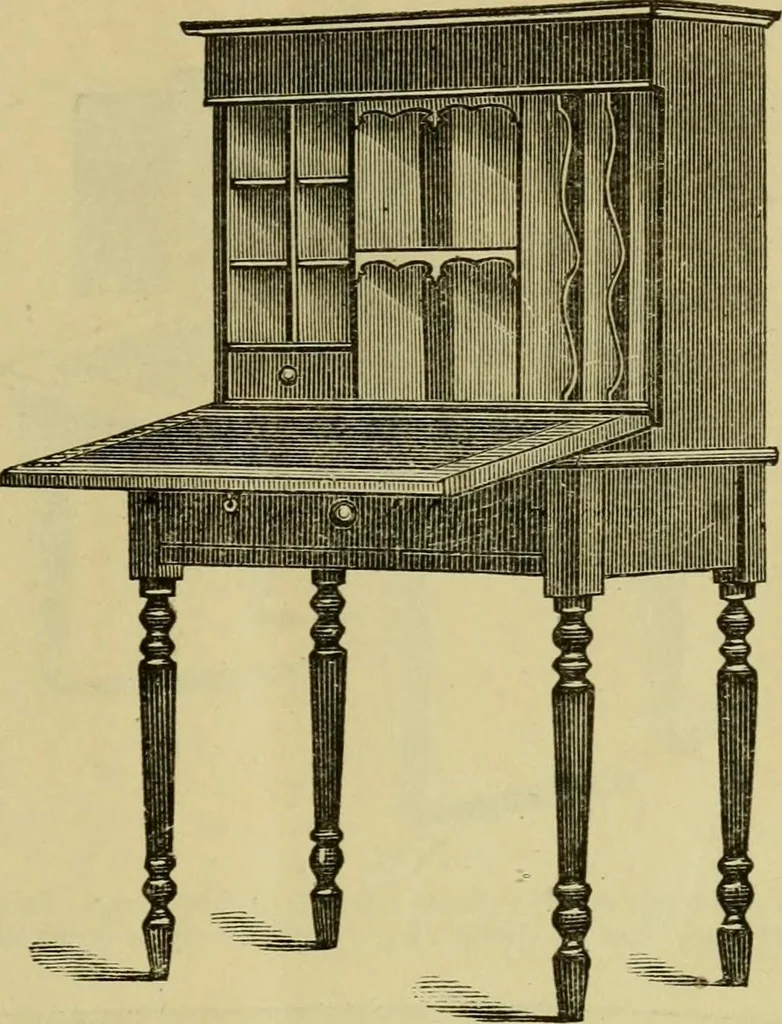 An illustration from Illustrated catalogue of office and library furniture., 1883, leaf 6