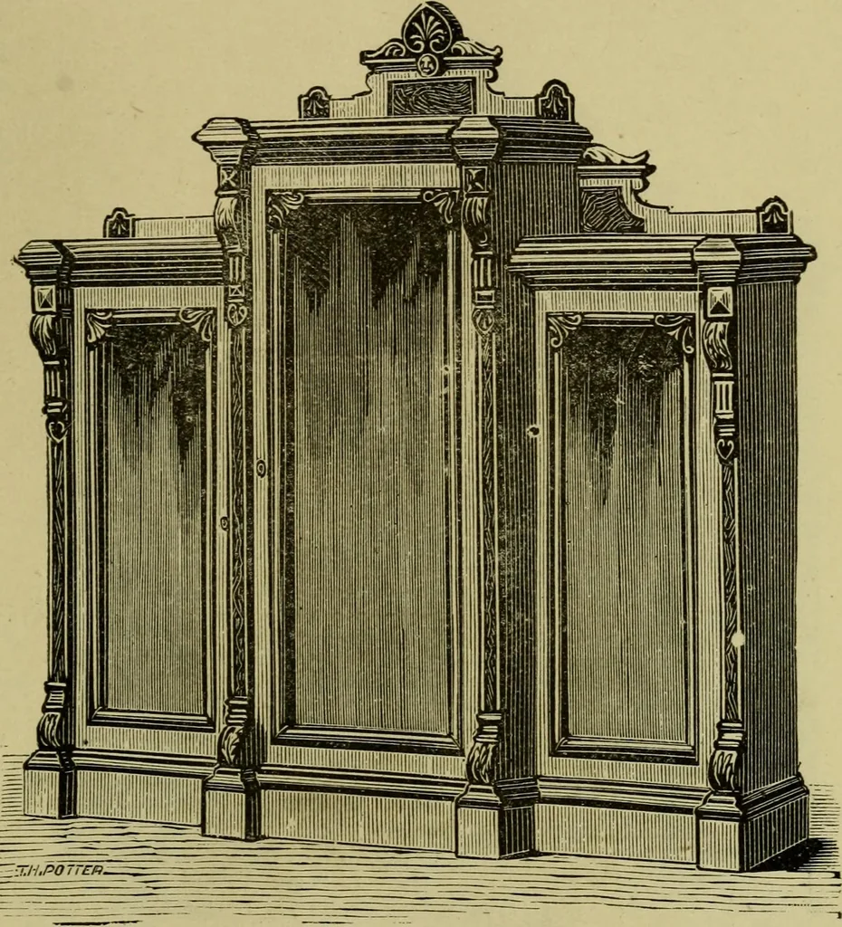 An illustration from Illustrated catalogue of office and library furniture., 1883, leaf 62