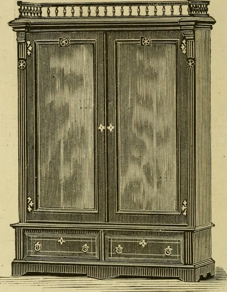 An illustration from Illustrated catalogue of office and library furniture., 1883, leaf 69