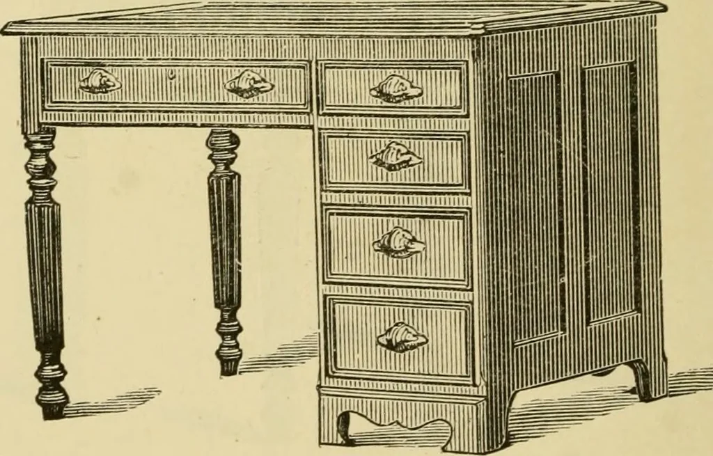 An illustration from Illustrated catalogue of office and library furniture., 1883, leaf 7