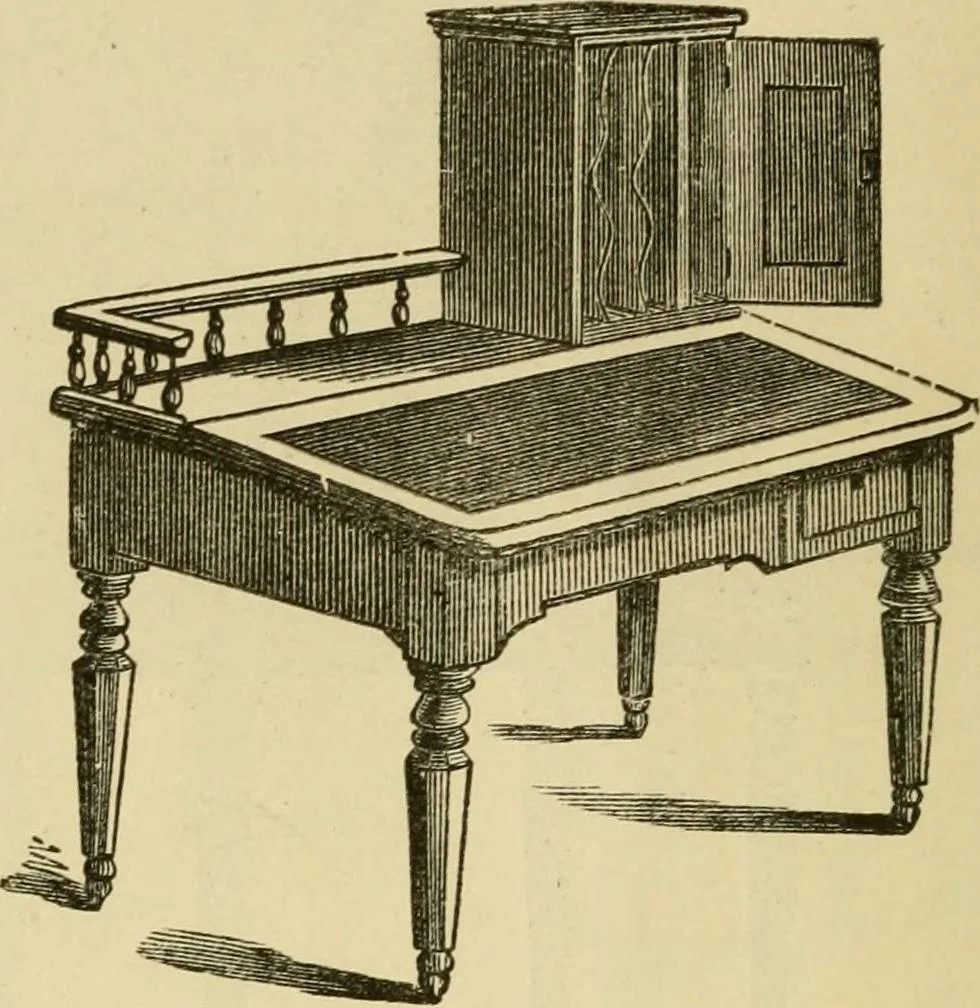 An illustration from Illustrated catalogue of office and library furniture., 1883, leaf 7