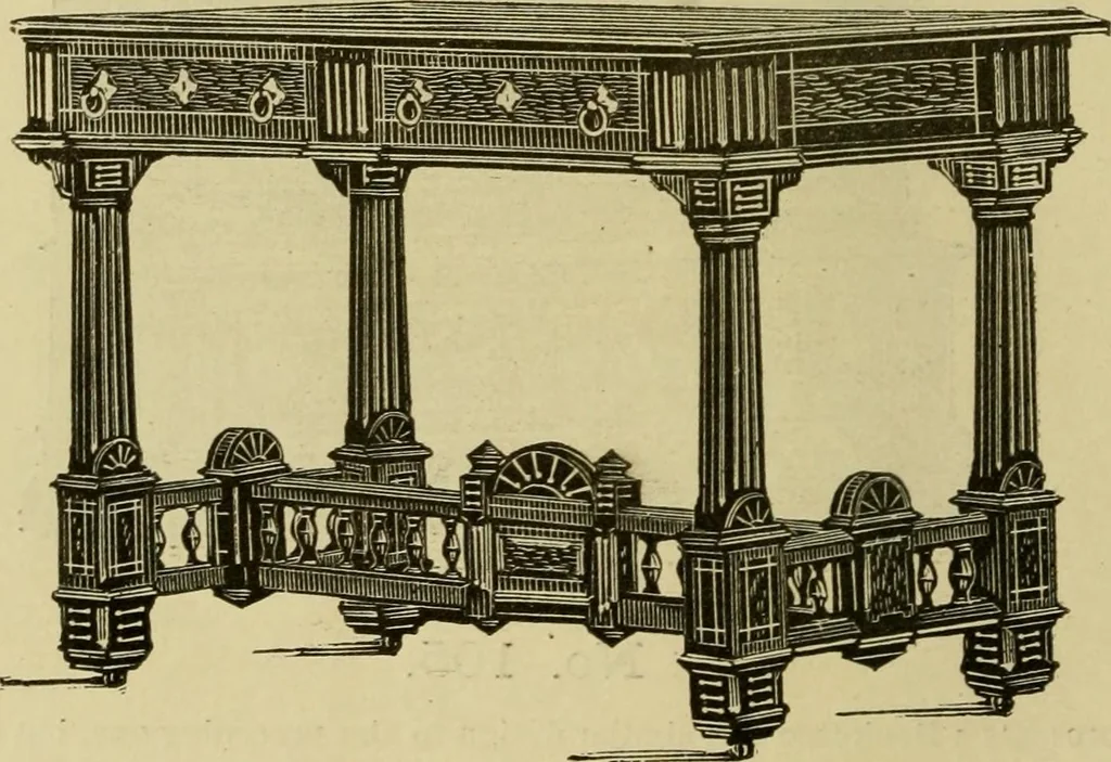An illustration from Illustrated catalogue of office and library furniture., 1883, leaf 73