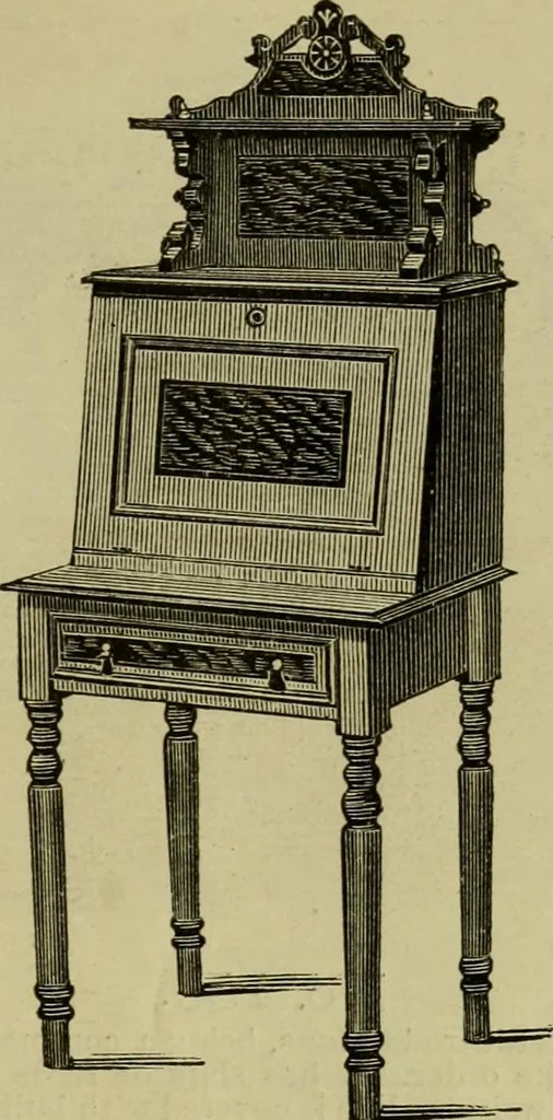 An illustration from Illustrated catalogue of office and library furniture., 1883, leaf 76