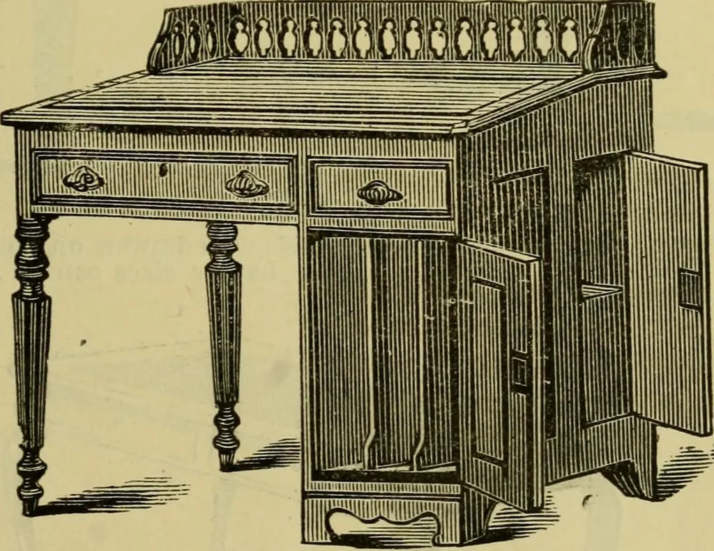 An illustration from Illustrated catalogue of office and library furniture., 1883, leaf 8