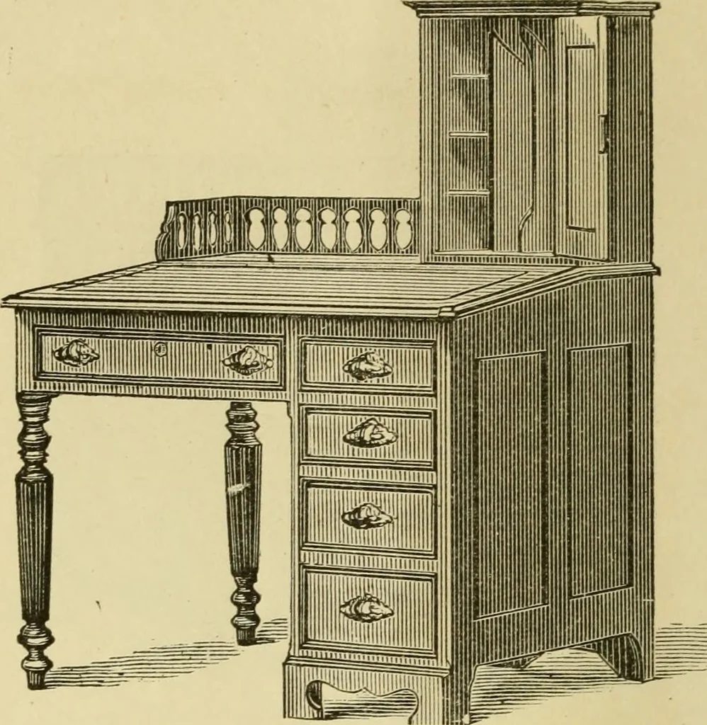 An illustration from Illustrated catalogue of office and library furniture., 1883, leaf 9