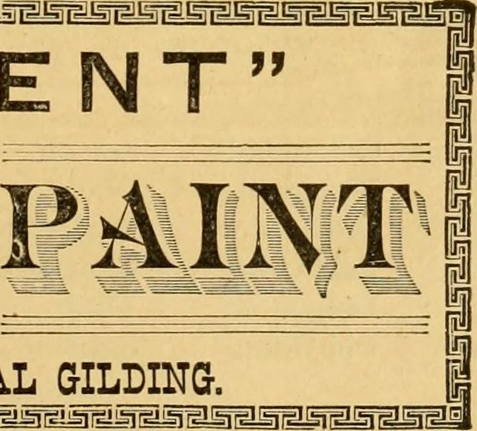 An illustration from Illustrated catalogue and price list of artists' materials, gold paint, bronze powders, metallics, metal leaf, &c. : colors and materials for china and glass painting ; colors and materials for oil, water color & pastel painting and drawing, &c., 1894, leaf 10