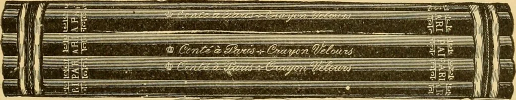 An illustration from Illustrated catalogue and price list of artists' materials, gold paint, bronze powders, metallics, metal leaf, &c. : colors and materials for china and glass painting ; colors and materials for oil, water color & pastel painting and drawing, &c., 1894, leaf 110