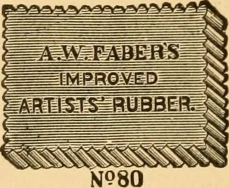 An illustration from Illustrated catalogue and price list of artists' materials, gold paint, bronze powders, metallics, metal leaf, &c. : colors and materials for china and glass painting ; colors and materials for oil, water color & pastel painting and drawing, &c., 1894, leaf 123