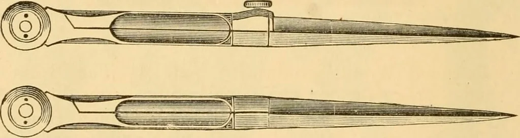 An illustration from Illustrated catalogue and price list of artists' materials, gold paint, bronze powders, metallics, metal leaf, &c. : colors and materials for china and glass painting ; colors and materials for oil, water color & pastel painting and drawing, &c., 1894, leaf 135