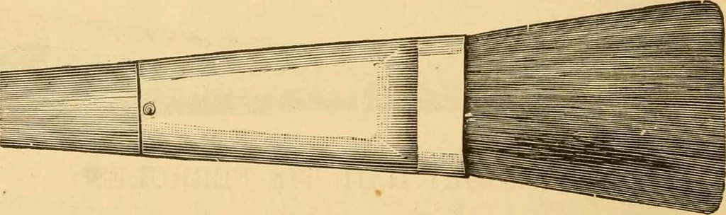 An illustration from Illustrated catalogue and price list of artists' materials, gold paint, bronze powders, metallics, metal leaf, &c. : colors and materials for china and glass painting ; colors and materials for oil, water color & pastel painting and drawing, &c., 1894, leaf 145