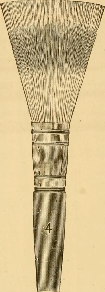 An illustration from Illustrated catalogue and price list of artists' materials, gold paint, bronze powders, metallics, metal leaf, &c. : colors and materials for china and glass painting ; colors and materials for oil, water color & pastel painting and drawing, &c., 1894, leaf 157