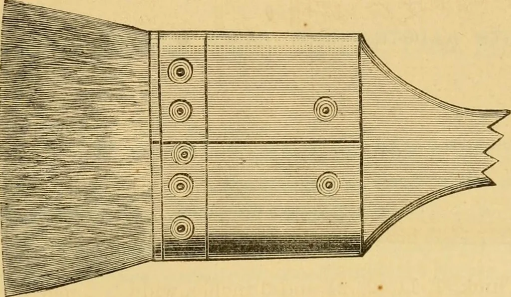 An illustration from Illustrated catalogue and price list of artists' materials, gold paint, bronze powders, metallics, metal leaf, &c. : colors and materials for china and glass painting ; colors and materials for oil, water color & pastel painting and drawing, &c., 1894, leaf 168